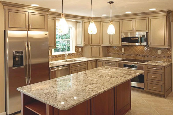 thi công ốp đá mặt bếp ở Hải Phòng