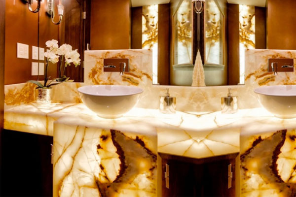 Ý tưởng thiết kế nội thất với đá xuyên sáng