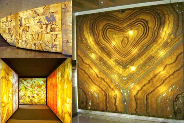 ý tưởng về thiết kế nội thất với đá xuyên sáng