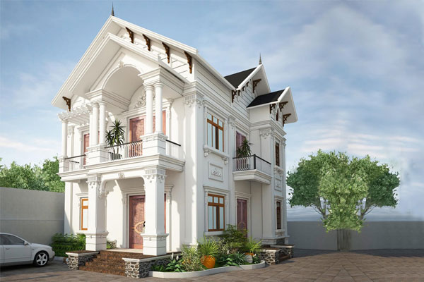 thi công ốp đá biệt thự ở hải phòng