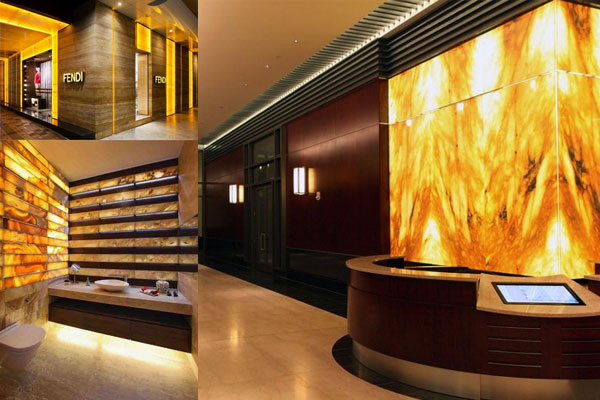 thi công ốp đá xuyên sáng tại hải phòng