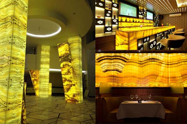 thi công ốp đá xuyên sáng ở hải phòng