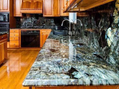 cách làm mới đá granite xỉn màu trong phòng bếp