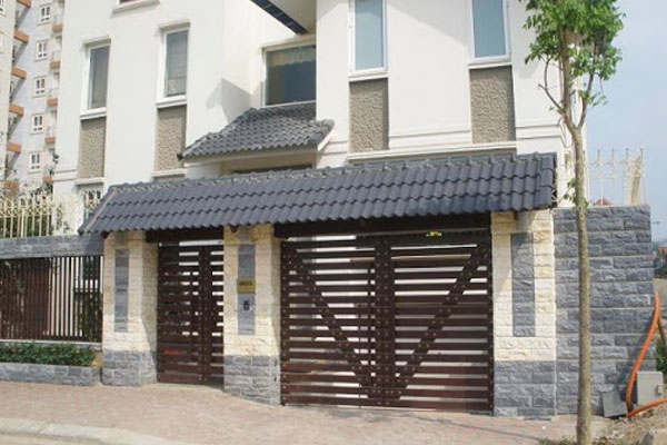 tổng hợp mẫu đá ốp cổng đẹp