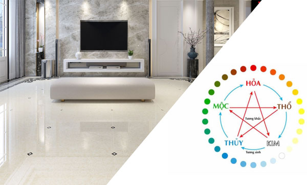 chọn đá ốp tường hợp phong thủy