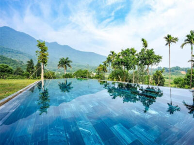 các kiểu lát đá sọc dưa đẹp cho hồ bơi