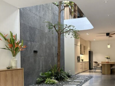 các loại đá ốp giếng trời