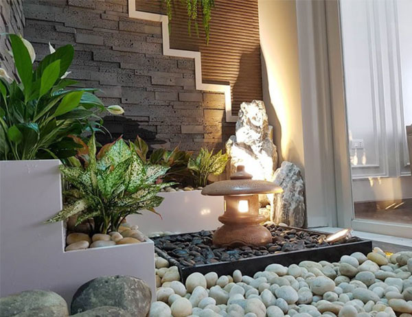 những điều cần biết khi sử dụng đá cuội trang trí sân vườn