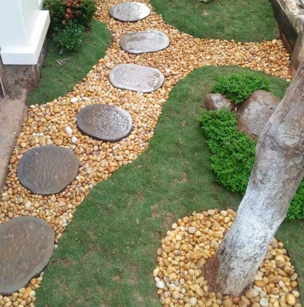 lưu ý khi sử dụng đá cuội trang trí