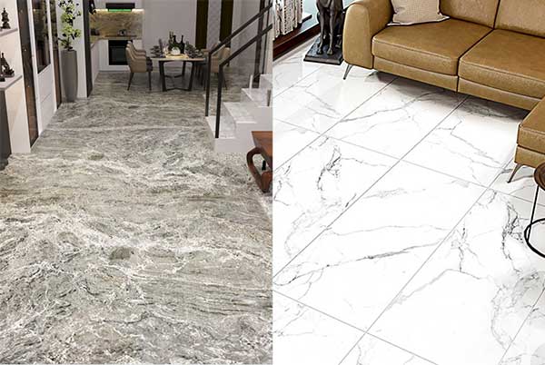 chọn đá granite hay đá marble lát nền