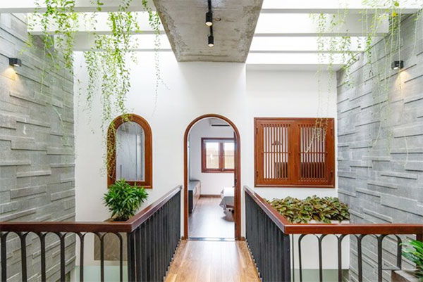 cách để lựa chọn đá ong xám ốp giếng trời