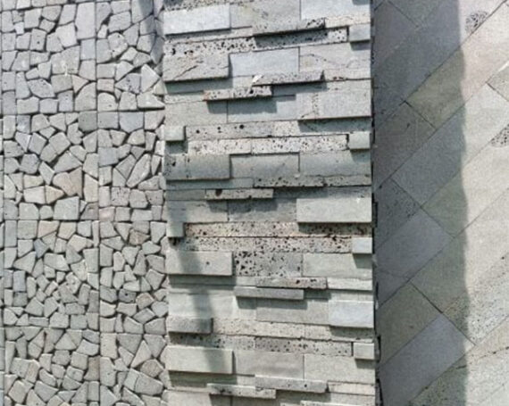 cách để ốp đá ong xám đẹp