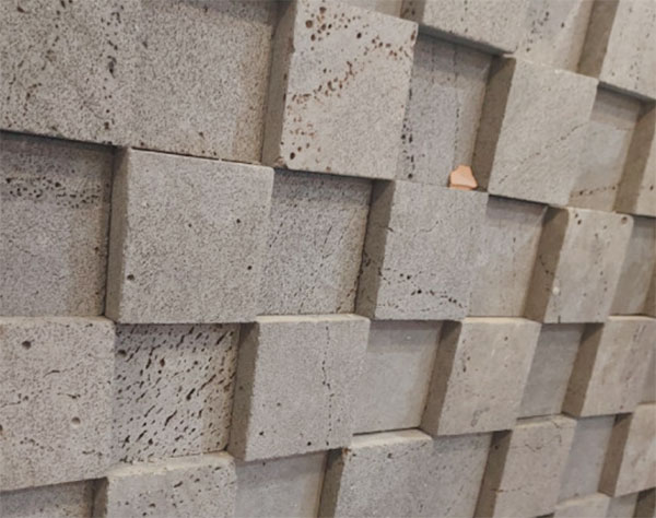 cách ốp đá ong xám đẹp ấn tượng